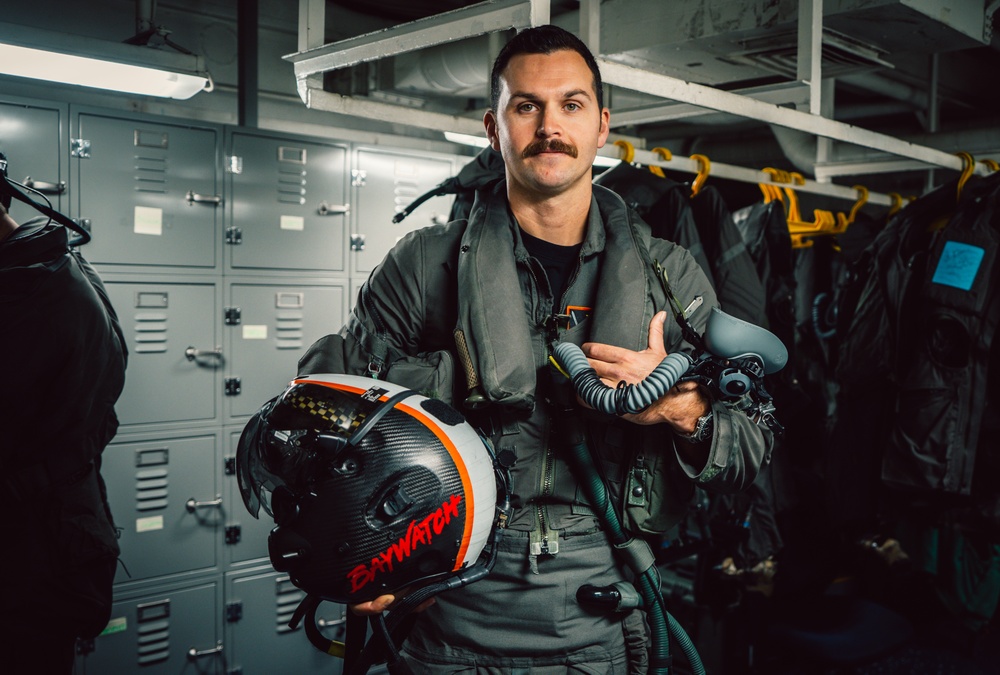 Lt. Cmdr. Martin Doerr Poses for a Portrait