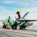 F/A-18E/F Super Hornet Takes of on the Waist of USS George Washington