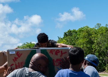 Angaur receives supply bundles for OCD 23