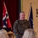 Maj. Gen. Sofge greets the Mayor and residents of Harstad