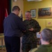 Maj. Gen. Sofge greets the Mayor and residents of Harstad