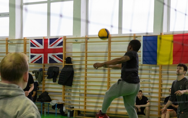 Task Force Marne, NATO Allied troops participate in volleyball tournament in Poland