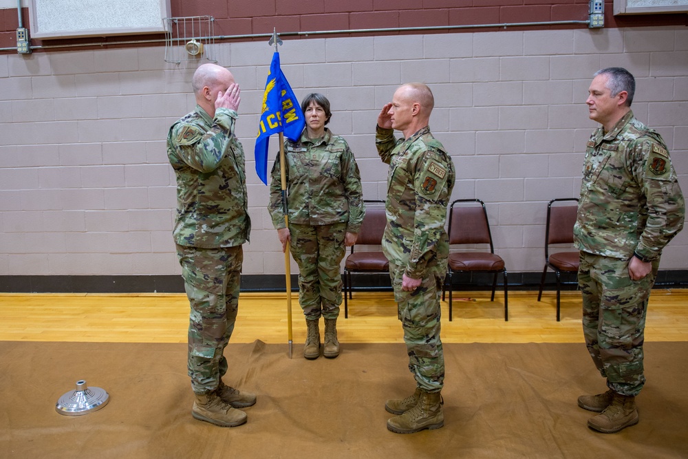 101st Communications Squadron Change of Command