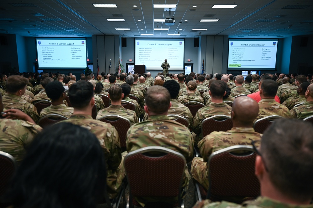 165th Airlift Wing Command Chief hosts Enlisted All-Call