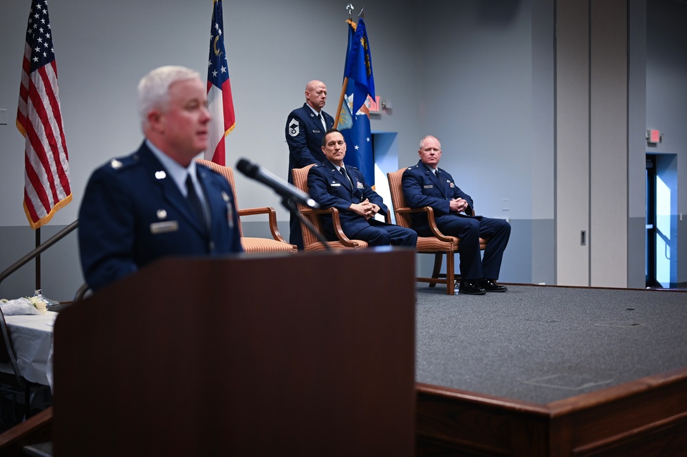 165th CES Change of Command