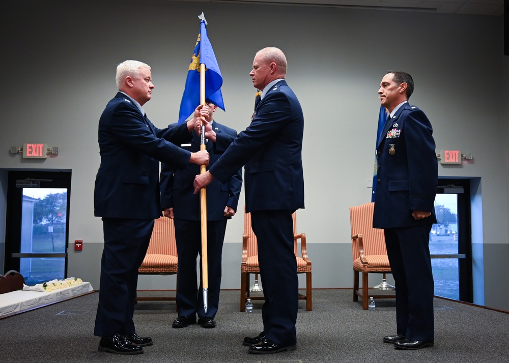 165th CES Change of Command