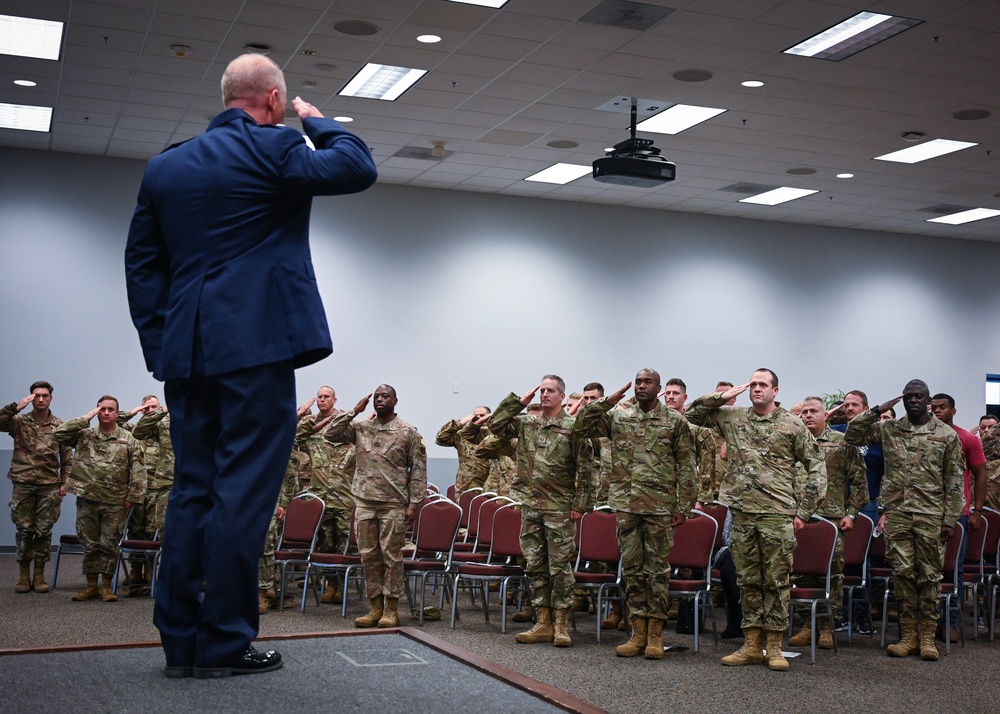 165th CES Change of Command