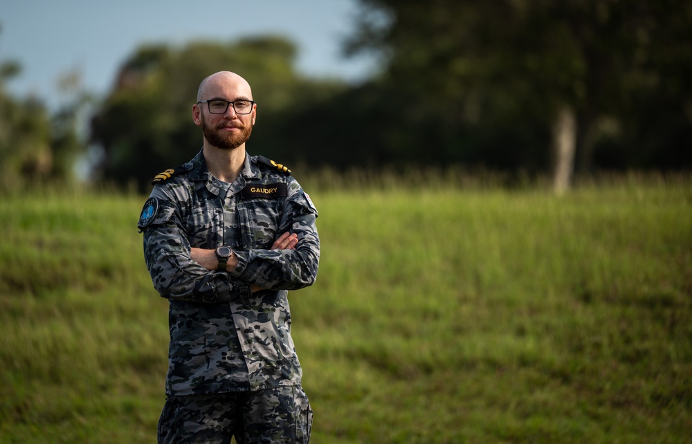 Lieutenant Angus Gaudry portrait