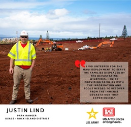 Hawaiʻi Wildfires Response Mission USACE Employee Spotlight – Justin Lind