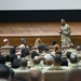 Command Chief Williams speaks at the 113th wing all-call