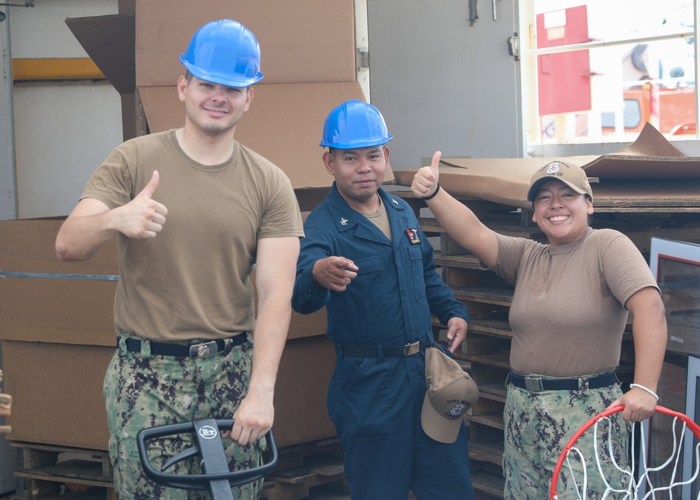 Pacific Partnership 2024-1: USNS Mercy Supply Onload in Guam