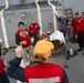 USS Dewey (DDG 105) Conducts Aircraft Firefighting Drill While Operating in the East China Sea