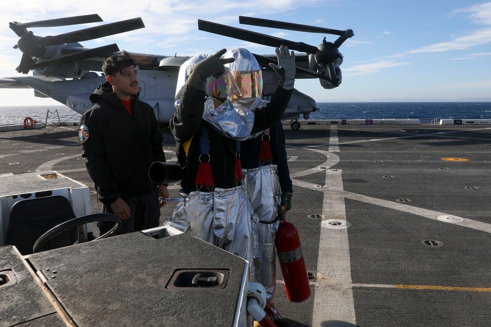 Flight Deck Firefighting Training