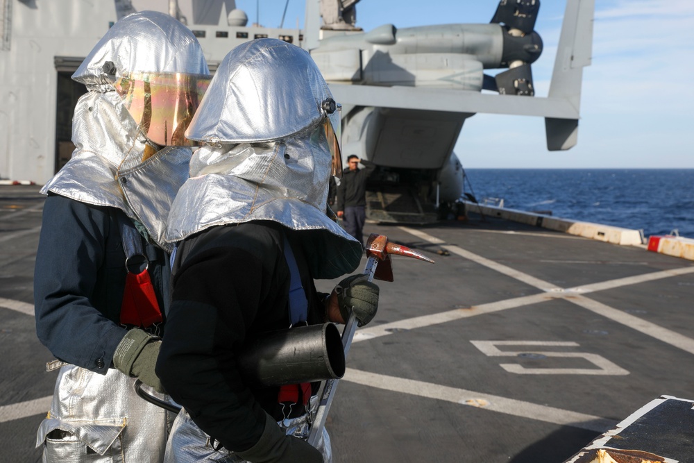 Flight Deck Firefighting Training