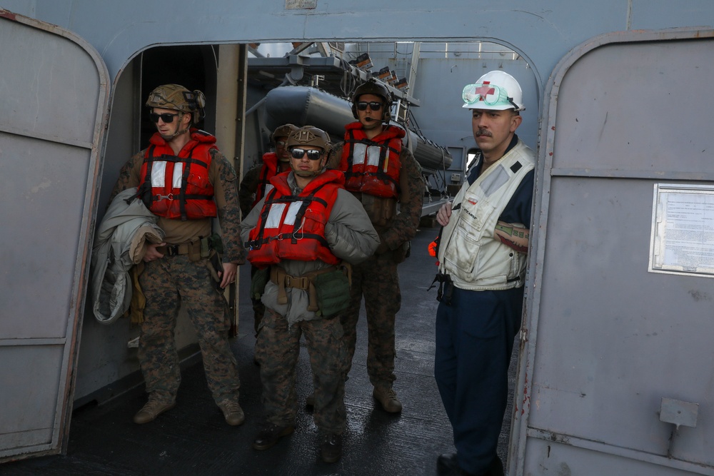 USS Mesa Verde Small Boat Operations