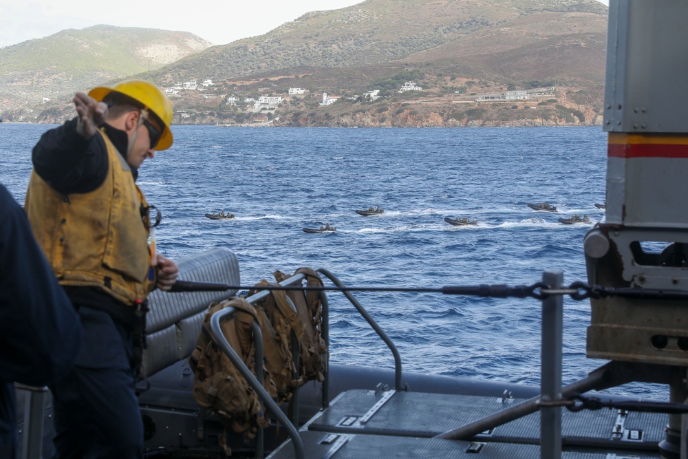 USS Mesa Verde Small Boat Operations