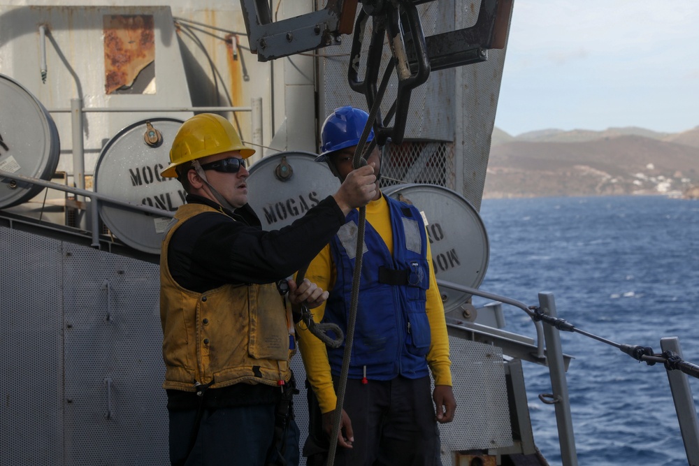 USS Mesa Verde Small Boat Operations