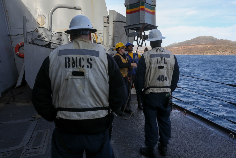 USS Mesa Verde Small Boat Operations