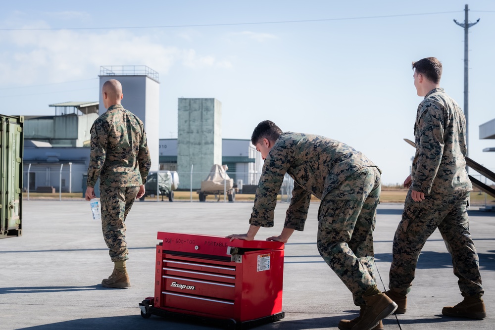 NATR: MALS-12 and MACS-4 set up operations centers at Nyutabaru Air Base
