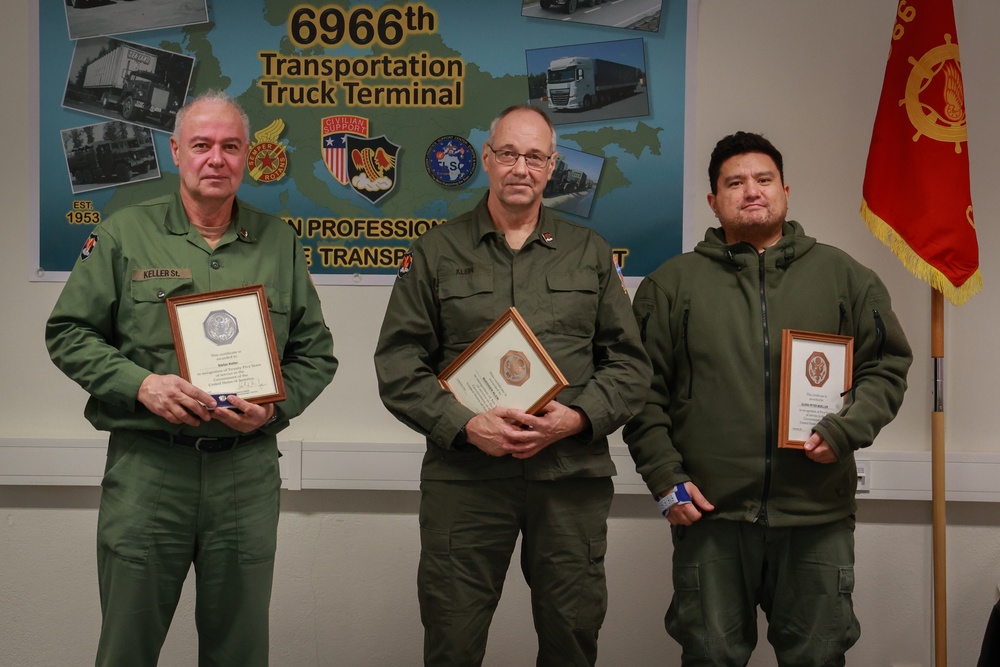 6966th Transportation Truck Terminal Farewell and Award Ceremony