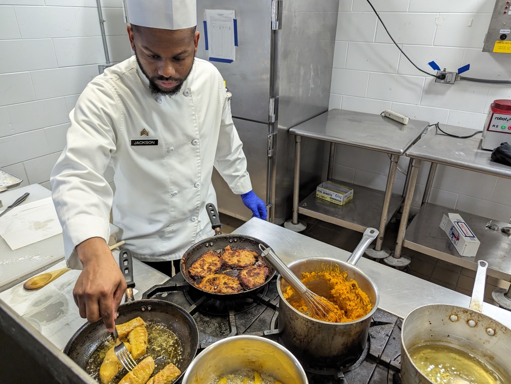 10th Mountain Division culinary specialists test their skills at Chef of the Quarter cookoff