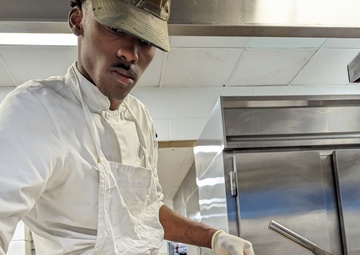 10th Mountain Division culinary specialists test their skills at Chef of the Quarter cookoff