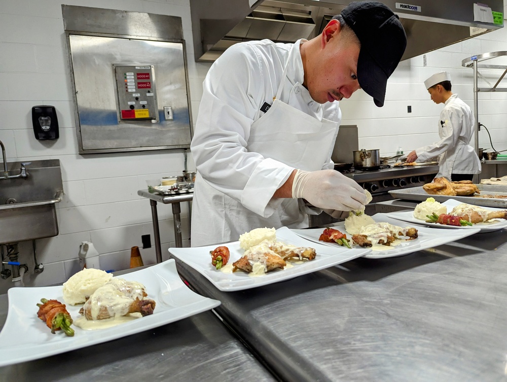 10th Mountain Division culinary specialists test their skills at Chef of the Quarter cookoff