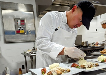 10th Mountain Division culinary specialists test their skills at Chef of the Quarter cookoff