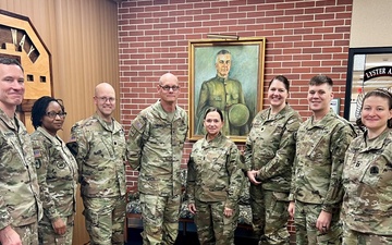 Medical Readiness Command, East command team visits Fort Novosel