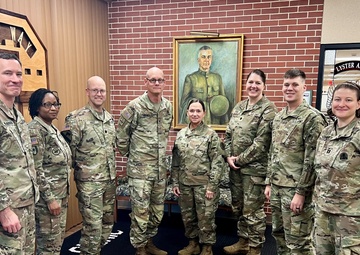 Medical Readiness Command, East command team visits Fort Novosel