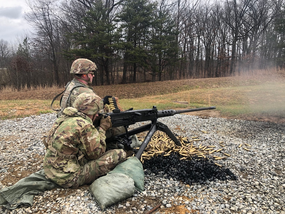 30th CSSB Soldiers Qualify with 50 Caliber Machine Guns