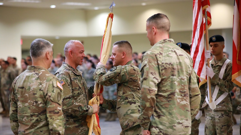 Col. William Christensen assumed command of the 166th RSG