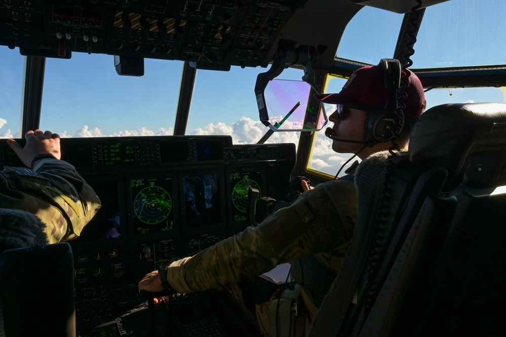 Hurlburt Field conducts operations over the Caribbean