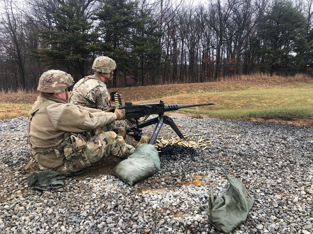 30th CSSB Soldiers Qualify with 50 Caliber Machine Guns