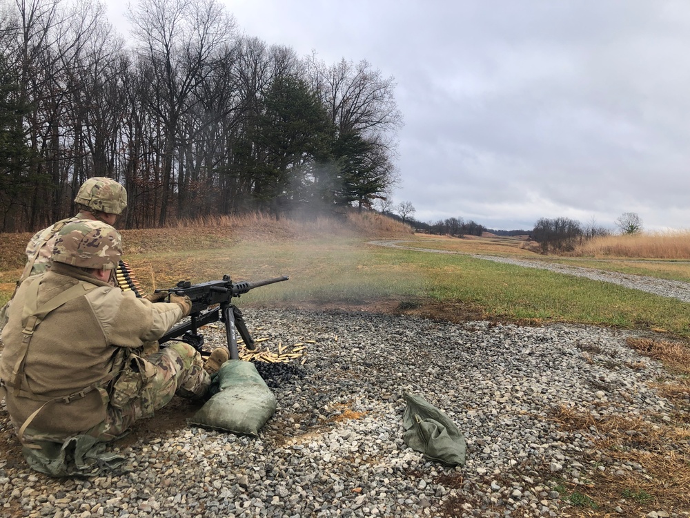 Soldiers from the 30th CSSB Qualify with 50 Caliber Machine Guns