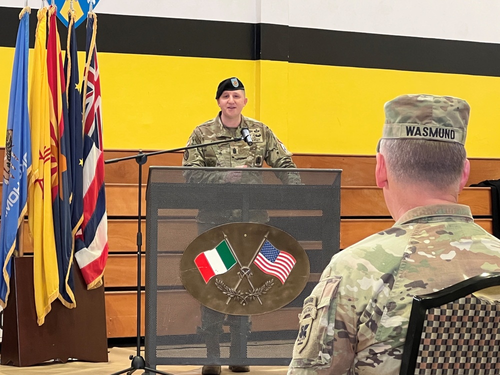 Command Sgt. Major Dyon reflects on time with USAG Italy