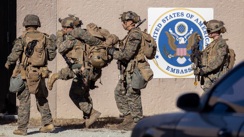 3/2 Marines Train For Embassy Reinforcement