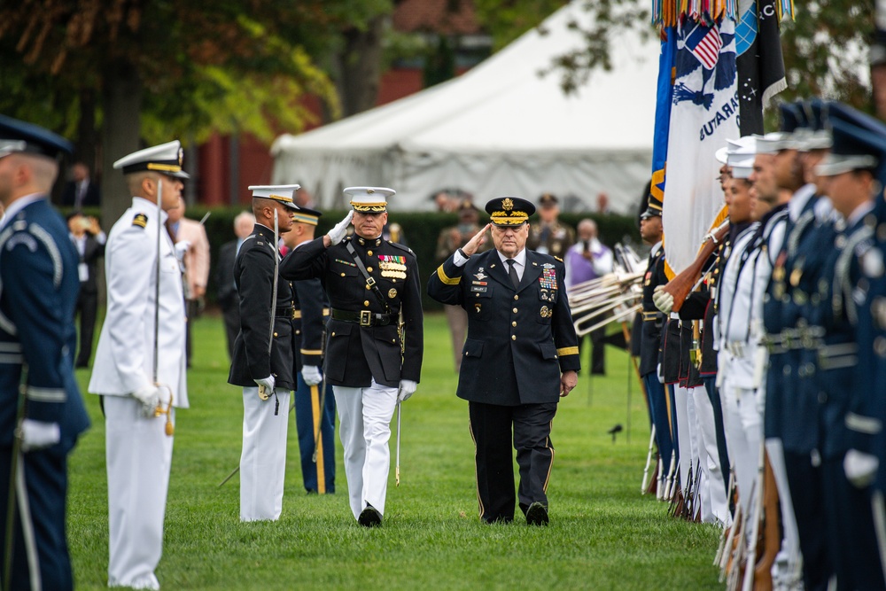 Armed Forces Farewell Tribute honoring Gen. Mark Milley