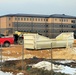 December 2023 construction operations for $28.08 million barracks project at Fort McCoy