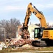 Continued building demolition in Fort McCoy’s 1600 block makes way for more transformation by construction