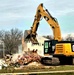 Continued building demolition in Fort McCoy’s 1600 block makes way for more transformation by construction