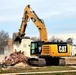 Continued building demolition in Fort McCoy’s 1600 block makes way for more transformation by construction