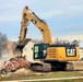 Continued building demolition in Fort McCoy’s 1600 block makes way for more transformation by construction