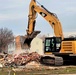 Continued building demolition in Fort McCoy’s 1600 block makes way for more transformation by construction