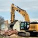 Continued building demolition in Fort McCoy’s 1600 block makes way for more transformation by construction