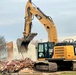 Continued building demolition in Fort McCoy’s 1600 block makes way for more transformation by construction