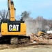 Continued building demolition in Fort McCoy’s 1600 block makes way for more transformation by construction