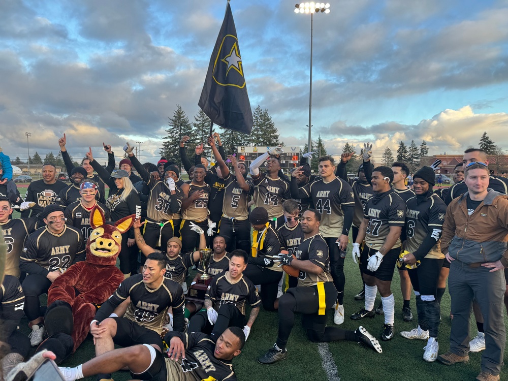 Army sinks Navy in 3-OT thriller flag football game