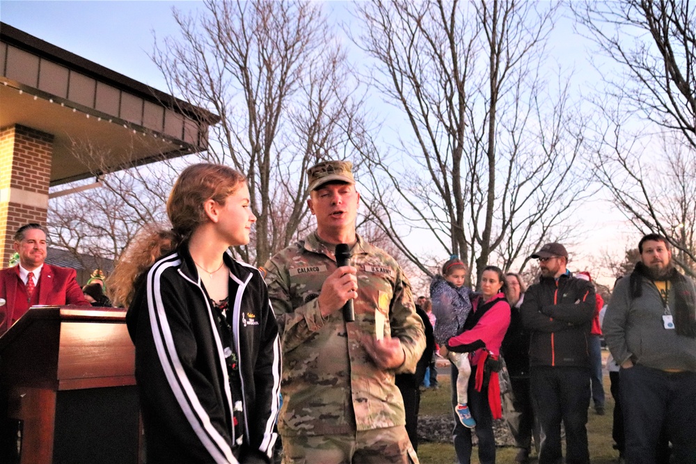 Hundreds attend Fort McCoy’s 2023 Christmas Tree Lighting event to kick-off holiday season