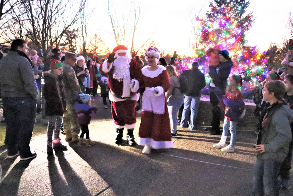 Hundreds attend Fort McCoy’s 2023 Christmas Tree Lighting event to kick-off holiday season